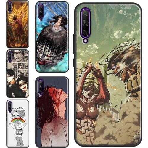 Anime Attack on Titan Case For Huawei Nova 5T 3 2 Y3 Y5 2017 Y6 Y7 2018 Y9 Prime 2019 Y7A Y6P Y5P 2020 Y9S Cover