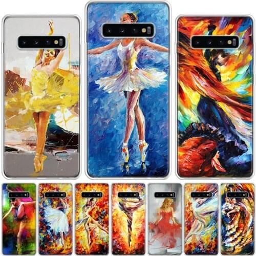 Ballet Ballerina oil painting Phone Case For Samsung Galaxy A51 A71 A50 A70 A80 A90 A01 A6 A7 A8 A10 A10S A20S A20E A30 A40 Plus