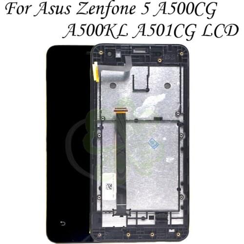 For ASUS Zenfone 5 LCD Touch Screen with Frame Digitizer LCD For ASUS Zenfone 5 Display A501CG A500CG A500KL A502CG lcd