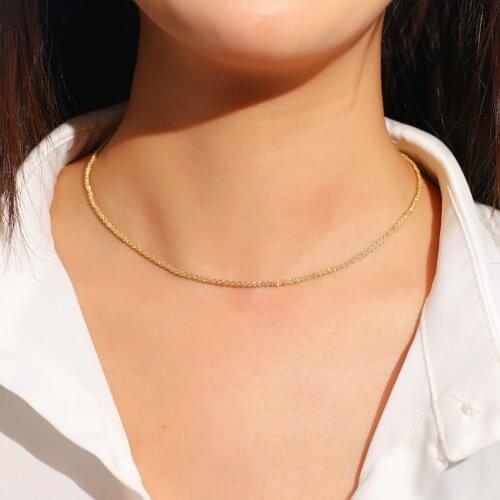 Gojomem Simple Popular Style Long Chain Tassel Drop Earrings Ear Line Personality Gold Necklace for Women Fashion Jewelry