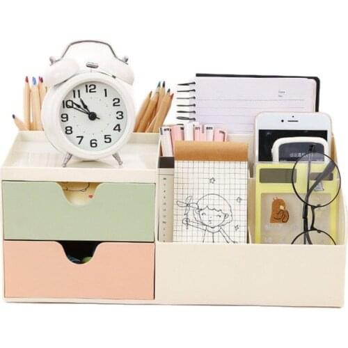Desktop Storage Box With Drawers Jewelry Holder Makeup Organizer Container Plastic Make Up Box Cabinets Jewelry storge cabinet