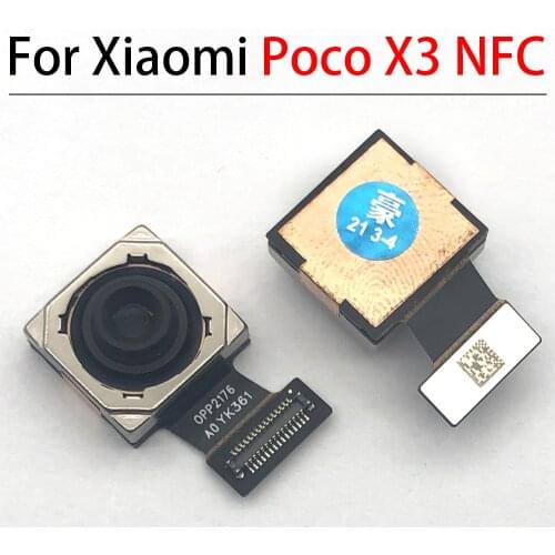 New Rear Main Back Camera Flex Cable For Xiaomi Mi Poco X3 NFC Replacement Parts
