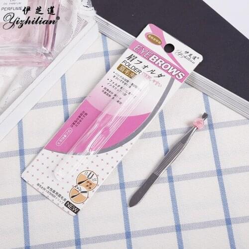 Eye Tweezer Stainless Steel Tweezers Beauty Tool Eyebrow Tweezer Small Tweezers Pull Hair Beard Nose Hair C001