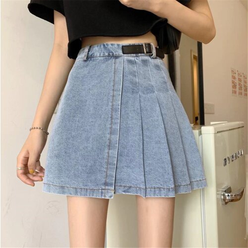 Женские юбки джинсовые QIWN China At AliExpress