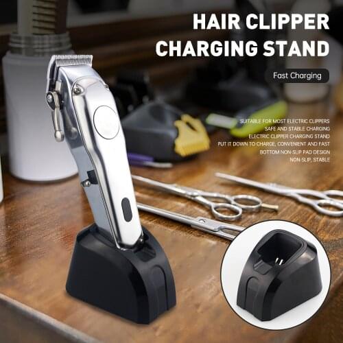Salon Non-Slip Clippers Fast Charging Cradle Stand Barber Shop Hair Cutting Trimmer Adapter For Wahl Clipper Storage Tools