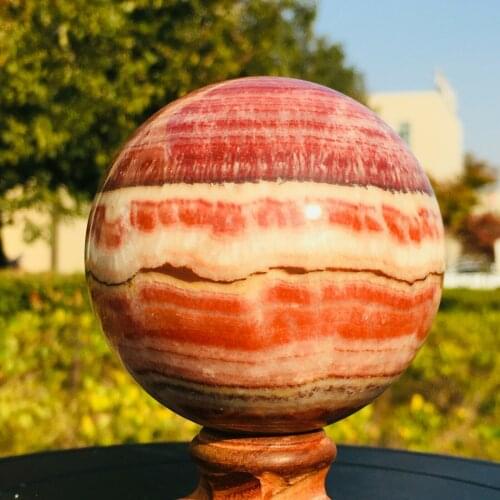 Natural pork stone ball quartz crystal ball mineral healing