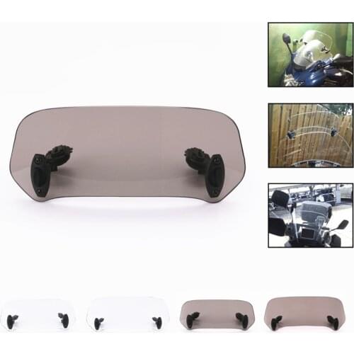 Motorcycle Windshield Plus Large Windshield Bracket Components Screen Shield Adjustment Device for BMW S1000XR F800GS Universal