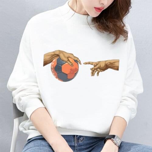 Michelangelo Soul Finger Hoodies For Women Streetwear Female Autumn Printing Hoodies Casual Sweatshirt 2019 New Hip Pop Tops