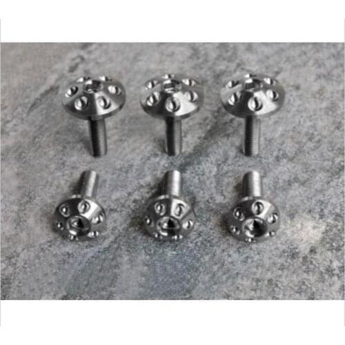 10 titanium M6 M8 * 10-25mm motorcycle license plate frame bolts