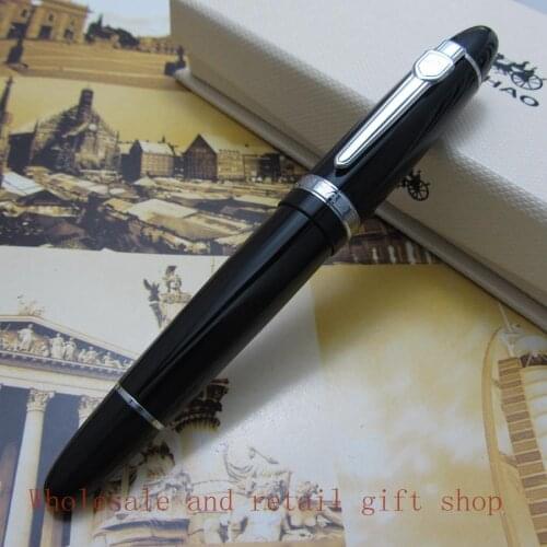 Advanced Jinhao 159 Roller Ball Pen Vivid Black With Silver CliP Big & Heavy Gift pen White blue yellow gold orange red optional