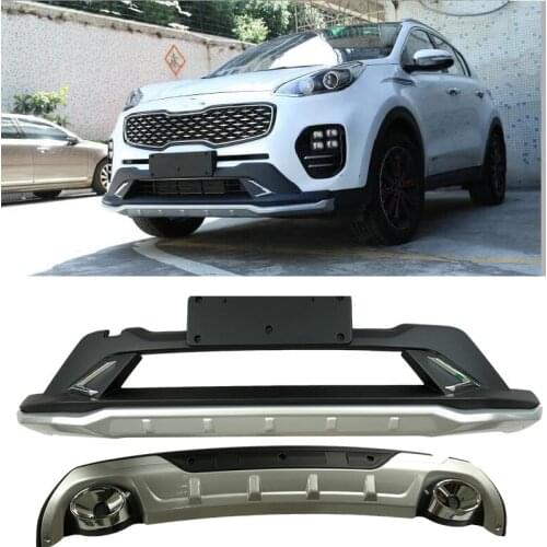 Auto accessories vehile car parts front rear bumper cover plate car styling fir for kia sportage kx5 2015-2018 suv accessories