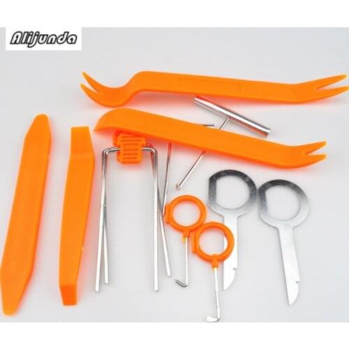 Car styling 12pcs Car Radio Door Clip Panel Kit For Cadillac XTS SRX ATS CTS/Renault Koleos Fluenec Latitude