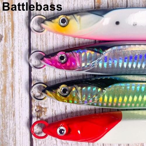 BATTLEBASS 2021 NEW 1PCS Deep Sea Slow Jig Fishing glow Jigging Sinking Lure Jigbait Spoon Baits 150/200g