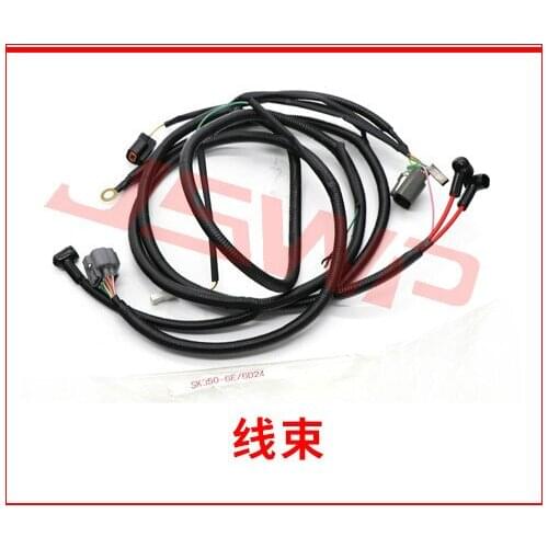 Free shipping Excavator kobelco SK350-6E 330-6E/6D24/6D16 Engine Harness LC16E0101P2 digger parts