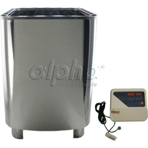 Free shipping15KW22-240V 50HZ SUS sauna heater with DIGITAL controller comply with the CE standard One set sauna pails&ladls