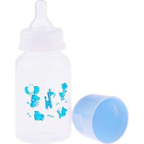 Baby Doll Lovely Cartoon Feeder Bottle Reborn Feeding Bottle Toy Accessory
