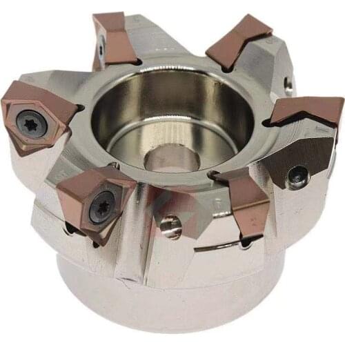 MFWN 90 degree MFWN90050R-MFWN90063R double-sided hexagonal plane heavy cutting milling cutter + 10PCS WNMU080608 milling insert