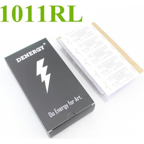 Denergy 1011RL Pro Quality 20pcs/box Tattoo Needle Cartridge Long Taper for Regular Liner Tattoo Works