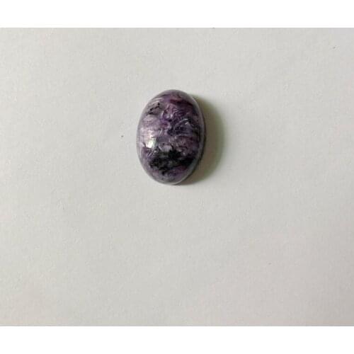Natural Charoite 16.5X22.5mm Oval semi Precious Gem Stone Loose Jewelry Cabochon Fit Ring Face