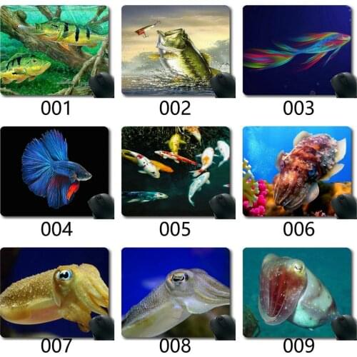 Mouse pads,Mouse Pad Mat,Tropical Fish Theme Full Of Personality Mouse Pad