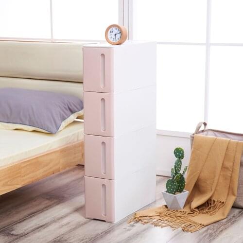 Beautiful and practical, slotted drawer storage cabinet, stable load-bearing, multi-layer slotted storage cabinet