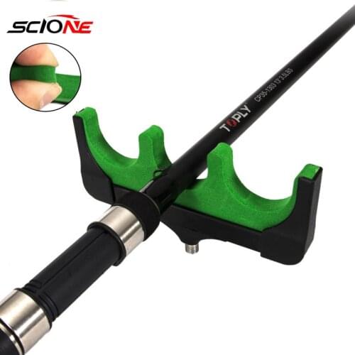 Spot Fishing Bracket Head Sea Pole EVA Fort Universal Crossbar Bracket Large Pole Ground Rack Fishing Accessories X576G