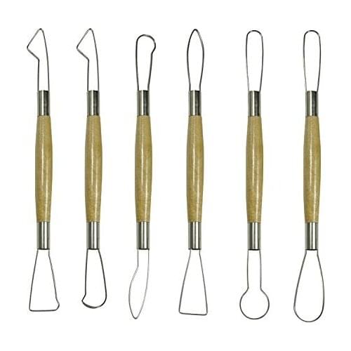 6-Piece Ribbon Sculpting Set Polymer Modeling Clay Tools Clay Crafts Tool