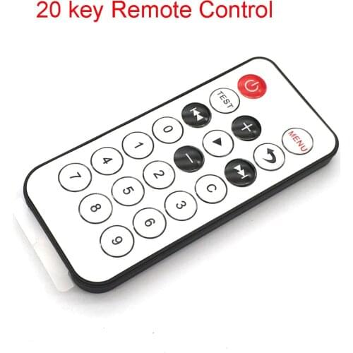 20 Key Mini Equipment Project Remote Control Small Infrared Remote Control 8M Launch(Without Batteries)