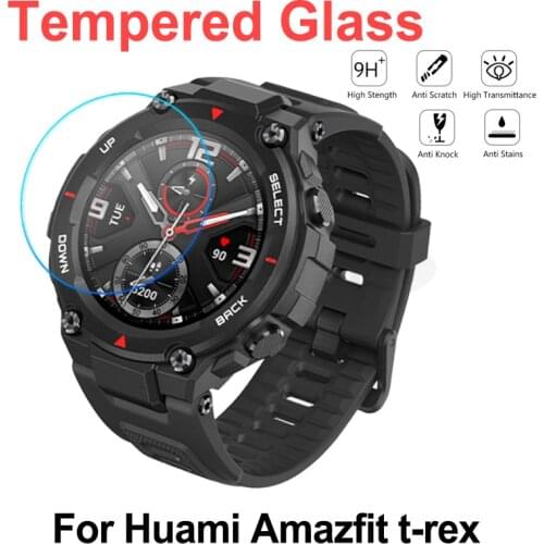 New 2020 Smart Watch Accessories 9H Protective Screen Protector for Amazfit T rex Tempered Glass For Huami Amazfit T-Rex