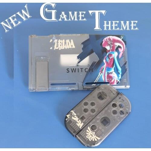 Transparent gray For NS Switch Console Joy Con Replacement Housing Shell Soft Case for Nintendos Switch Controller JoyCon With B