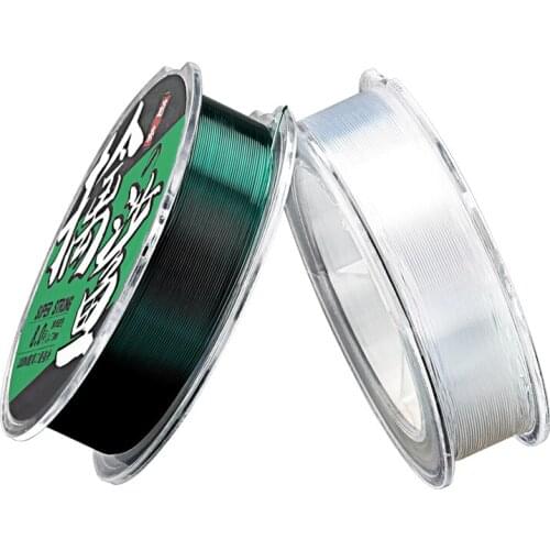 80m 90m 100m 6# - 18# Fluorocarbon Fiber Fishing Lines Durable Monofilament Fishing Line Linha Multifilamento Pesca Fishing Gear