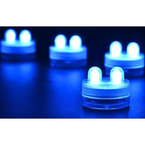 KITOSUN Wedding Decoration lights with 2 Leds Submersible led tea light - Warm white