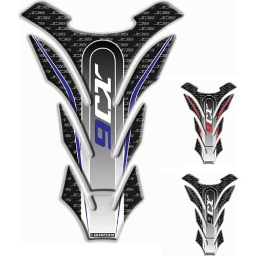 For YAMAHA XJ6 xj6 Logo 3D Reflective Tank Decal Emblem Motorcycle Tank Pad Cap Protection Pad Decoration Stickers With LOGO