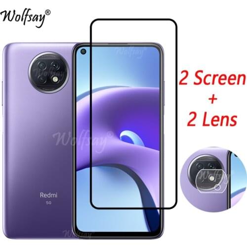 Full Cover Tempered Glass For Redmi Note 9T 5G Screen Protector For Redmi Note 9T 9 T 5G Camera Glass For Redmi Note 9T 5G Glass
