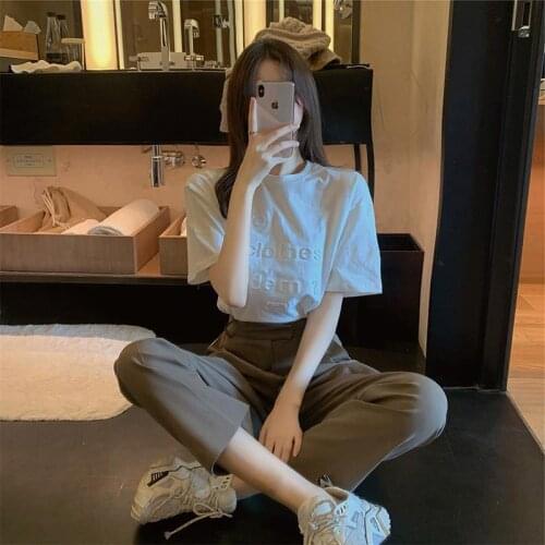 French Retro Short-Height Summer Dress with High Wide Leg Pants Two Piece Suit Fashion 2020 New Women