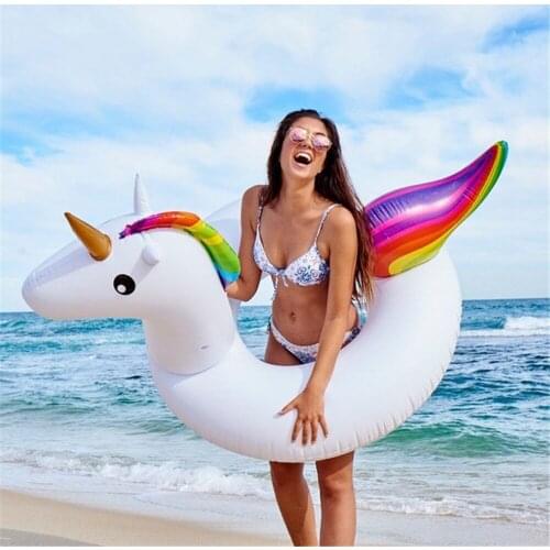 120cm 90cm Inflatable Unicorn Swimming Circle adults Pool Float Swimming Pool unicorn toys Beach Lounger 90cm Inflatable Circle