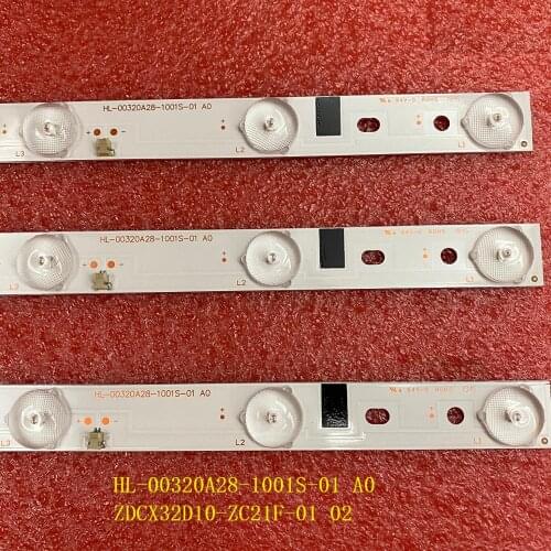3pcs LED Backlight strip For H32B3100E CX315DLEDM 303CX320035 180.DT0-32D700-0H HL-00320A28-1001S-01 A0 ZDCX32D10-ZC21F-01 02