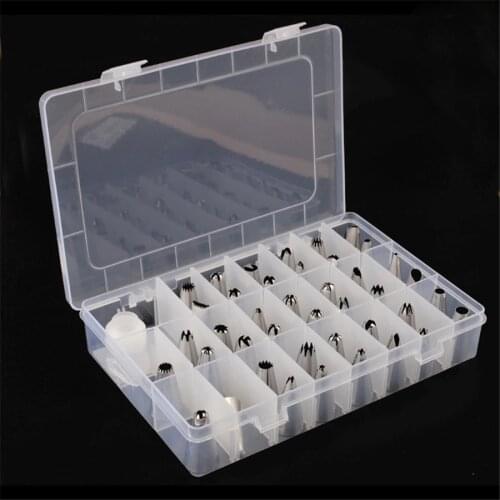 DUOLVQI 42Pcs Stainless Steel Cake Flower Piping Nozzles Pastry Tips DIY Cake Decorating Tool Cream Device Fancy Bakeware