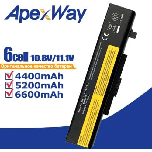 6 cells Battery for LENOVO 121500049 L11L6F01 L11S6F01 ASM 45N1048 L11O6Y01 L11S6Y01 FRU 45N1049 L11P6R01 L116Y01