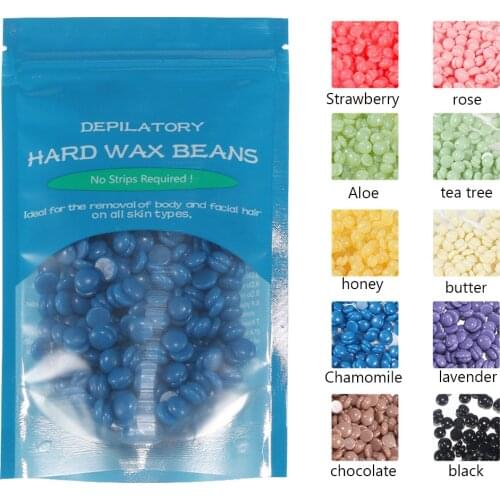 50g/Pack Wax beans Depilatory Hot Film Wax Pellet Removing Bikini Face Hair Legs Arm Hair Removal Bean Unisex