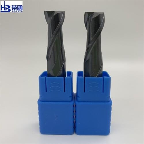 HRC45 2F Steel milling cutter 1 2 3 4 5 6 8 10 Solid Carbide End mills CNC Cutting milling Tools Alloy Tungsten Honor Boom