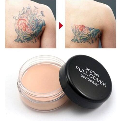 New 1Pcs 10g Natural Concealer Fade Wrinkles & Dark Circles Face Oil Control Foundation Smooth Concealer Setting Cream 5 Colors
