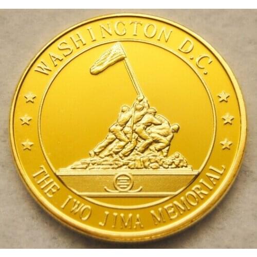 Hot sales US custom coin low price New US Marine Corps Memorial Coin NAVY RAISE THE FLAG high Quality coin FH810216