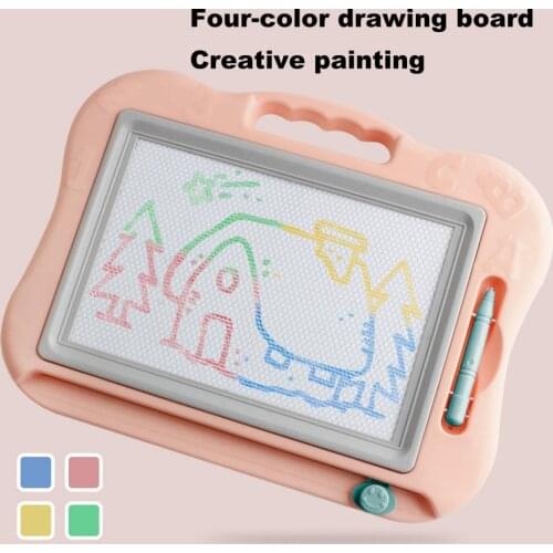Magnetic Drawing Board Puzzle Educational Tool Writing Painting Sketch Pad Doodle Board with Legs Portable Drawing Toys
