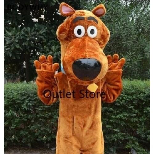 Cartoon Dog Mascot Costume Furry Apparel Advertisement Halloween Cosplay Christmas Halloween Birthday Party Ad Opening