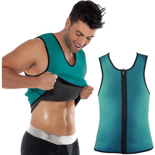 Men Waist Trainer Neoprene Tummy Trimmer Fat Burning Waist Belt Corset Slimming Body Shapewear Sweat Sport Binders And Shapers