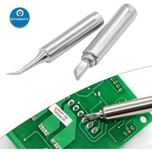 10pcs/lot Slivery 900M-T Soldering Iron Tip Lead-free Solder Tips Welding Head BGA Soldering Tools K SK I D C IS Welding Tips