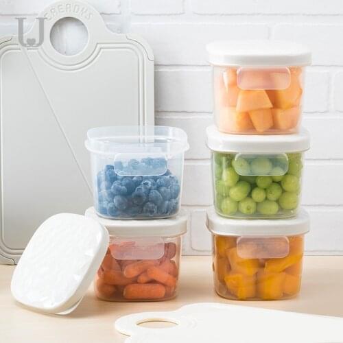 New Youpin Jordan&Judy Plastic storage box rectangular sealed box portable with lid lunch box storage box fruit storage