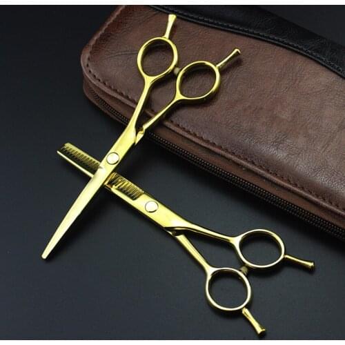 6" 5.5'' professional hair scissors hairdressing barber hairdresser cheap hair cut japanese hair cutting shears sale coiffure