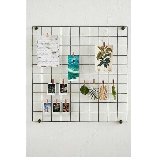 Modern Umutpark Umuthomedesing Metal Wire Grid Board Robe Hook фоторамка коллаж Photo frame